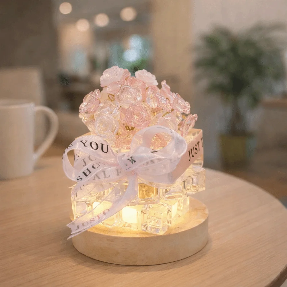 Creative DIY Night Light Handmade DIY Craft LED Ice Cube Night Light Decorative USB Powered Glowing Ice Cube Lamp
Creative DIY Night Light Handmade DIY Craft LED Ice Cube Night Light Decorative USB Powered Glowing Ice Cube Lamp