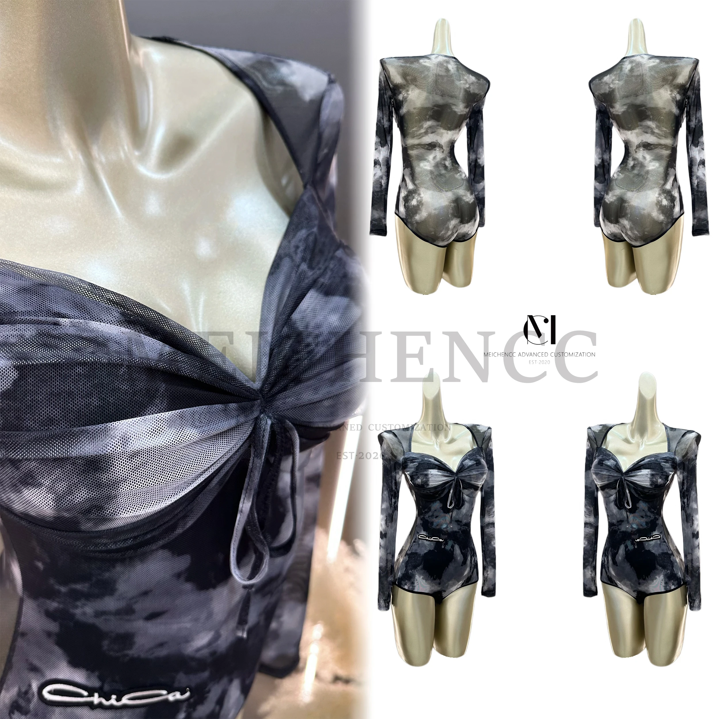 Latin Dance Clothes Women Fairy Flower Print Mesh Bodysuit Long Sleeves Practice Tops Adult Rumba Ballroom Dance Wear DNV18817
Latin Dance Clothes Women Fairy Flower Print Mesh Bodysuit Long Sleeves Practice Tops Adult Rumba Ballroom Dance Wear DNV18817