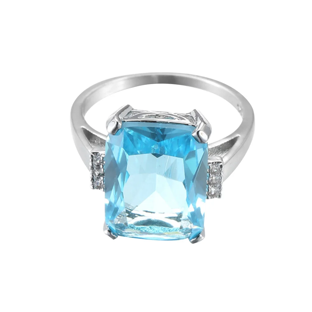Luxury Topaz Engagement Ring Light Blue Stone Size 6 Elegant Jewelry for Women Wedding Receptions Night Outings
Luxury Topaz Engagement Ring Light Blue Stone Size 6 Elegant Jewelry for Women Wedding Receptions Night Outings