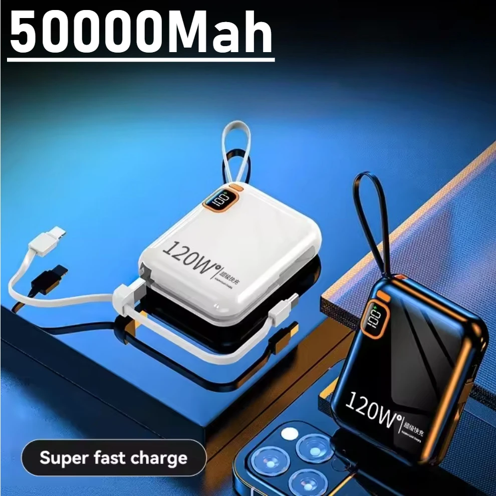 Мини-портативное зарядное устройство 120 Вт, 100000 мАч, с USB-C кабелем, съемное, двустороннее быстрое зарядное устройство, портативный Power Bank для iPhone и Xiaomi
Мини-портативное зарядное устройство 120 Вт, 100000 мАч, с USB-C кабелем, съемное, двустороннее быстрое зарядное устройство, портативный Power Bank для iPhone и Xiaomi