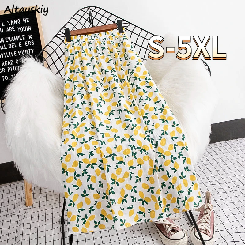 Floral Midi Skirts Women Loose Prairie Chic High Waist Fashion A-line Vintage Female Simple All-match Summer New Korean Style
Floral Midi Skirts Women Loose Prairie Chic High Waist Fashion A-line Vintage Female Simple All-match Summer New Korean Style