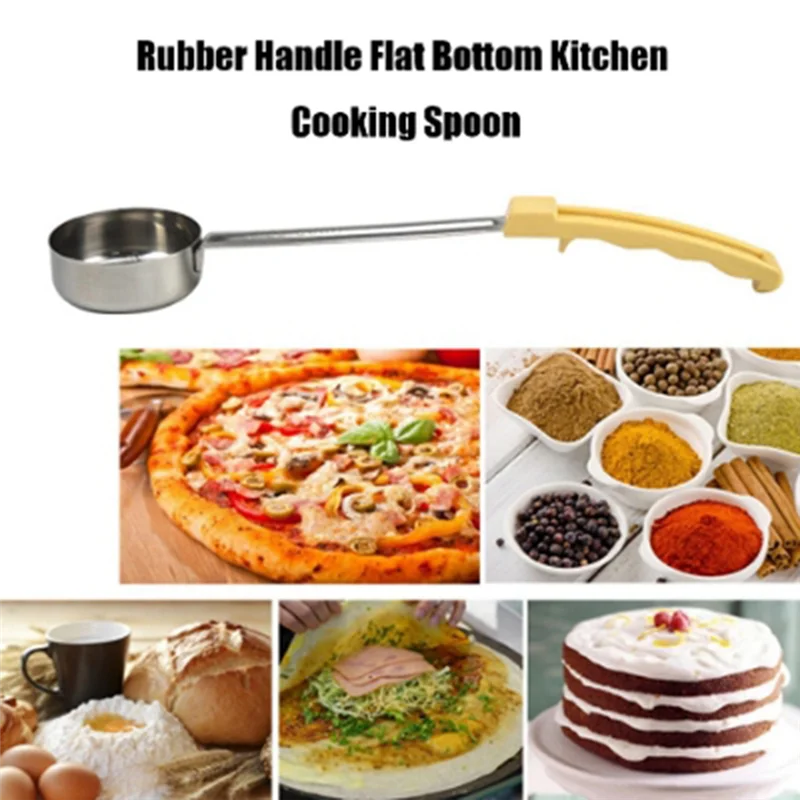 BAAJ-Stainless Steel Pizza Sauce Spoon Pizza Spread Ladle Serving Spoon With Long Handle Kitchen Baking Tool
BAAJ-Stainless Steel Pizza Sauce Spoon Pizza Spread Ladle Serving Spoon With Long Handle Kitchen Baking Tool