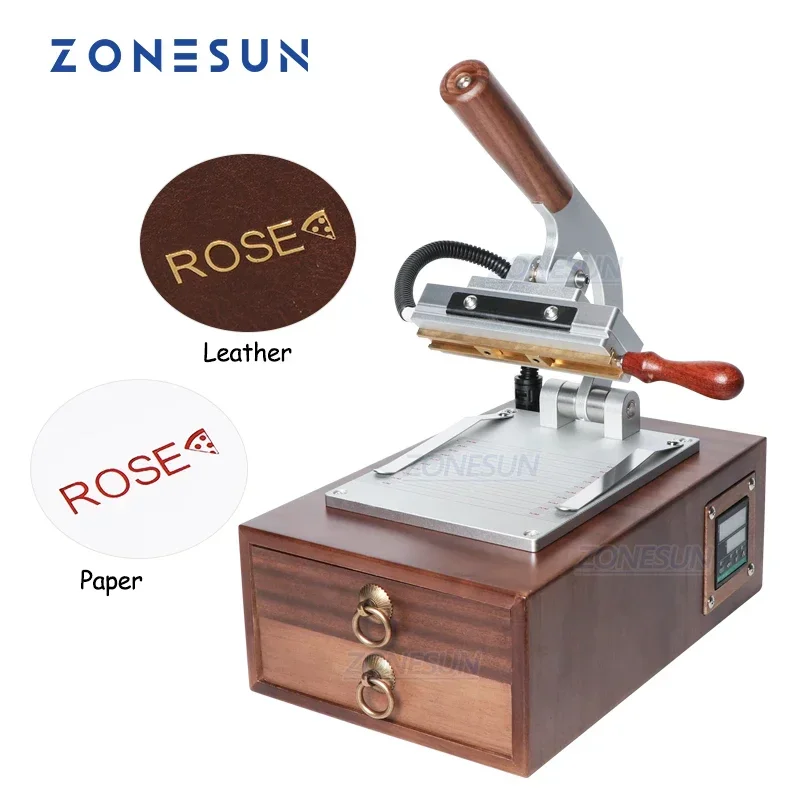 ZONESUN ZS110C Heat Press Machine Bag Logo stamp eather Plastic Wood Paper Card Embossing Digital Hot Gold Foil Stamping Machine
ZONESUN ZS110C Heat Press Machine Bag Logo stamp eather Plastic Wood Paper Card Embossing Digital Hot Gold Foil Stamping Machine