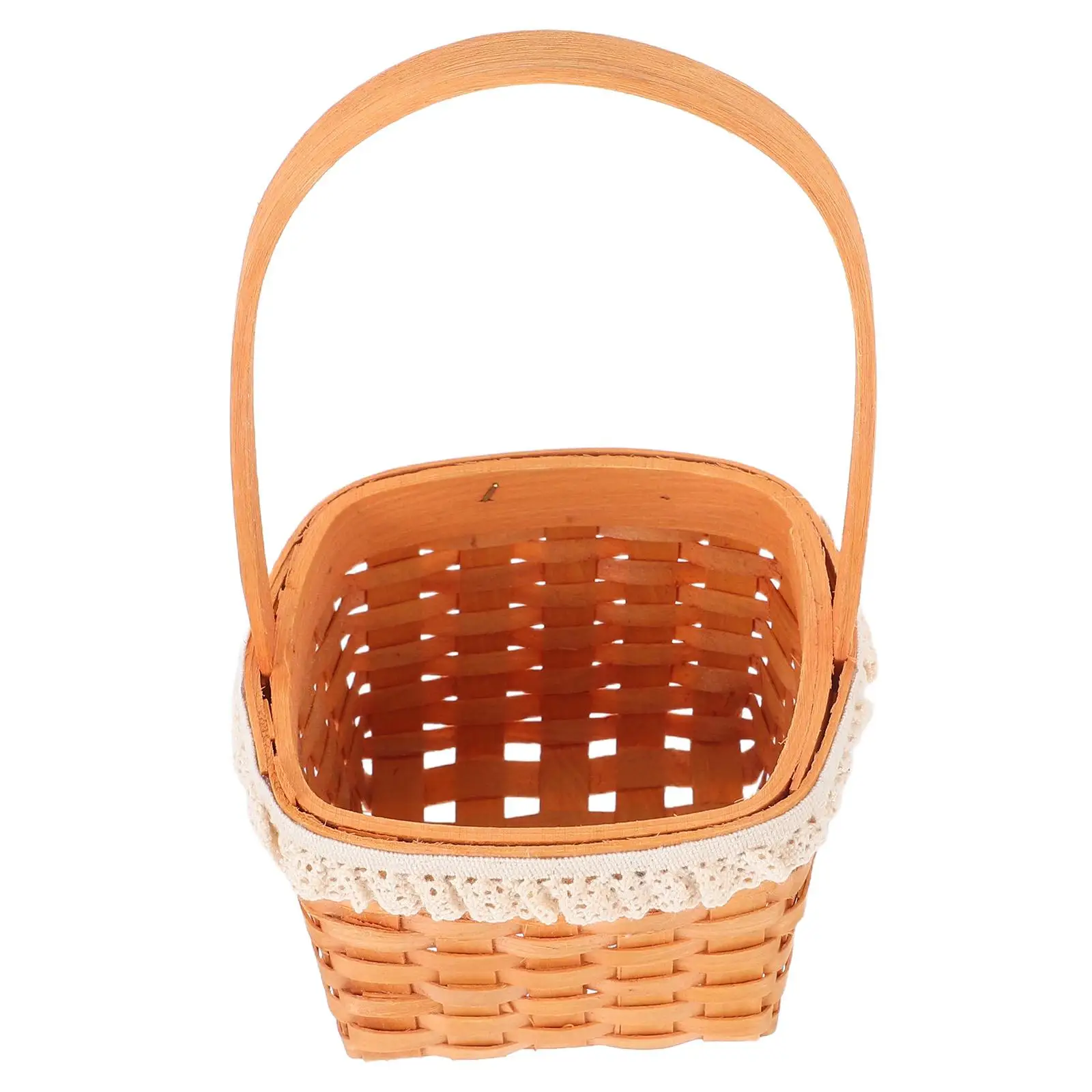 Mini Handwoven Wooden Baskets Fruit Storage Vegetable Picking Home Decor Small Bread Basket Handmade DIY Woven Flower Natural
Mini Handwoven Wooden Baskets Fruit Storage Vegetable Picking Home Decor Small Bread Basket Handmade DIY Woven Flower Natural