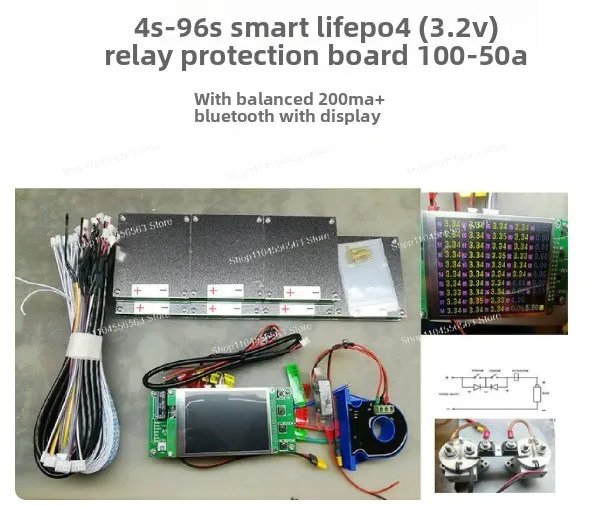 4-96S Strings Battery Protection Board LiFePO4/Lithium Ternary/Lithium Titanate Battery Manage System
4-96S Strings Battery Protection Board LiFePO4/Lithium Ternary/Lithium Titanate Battery Manage System