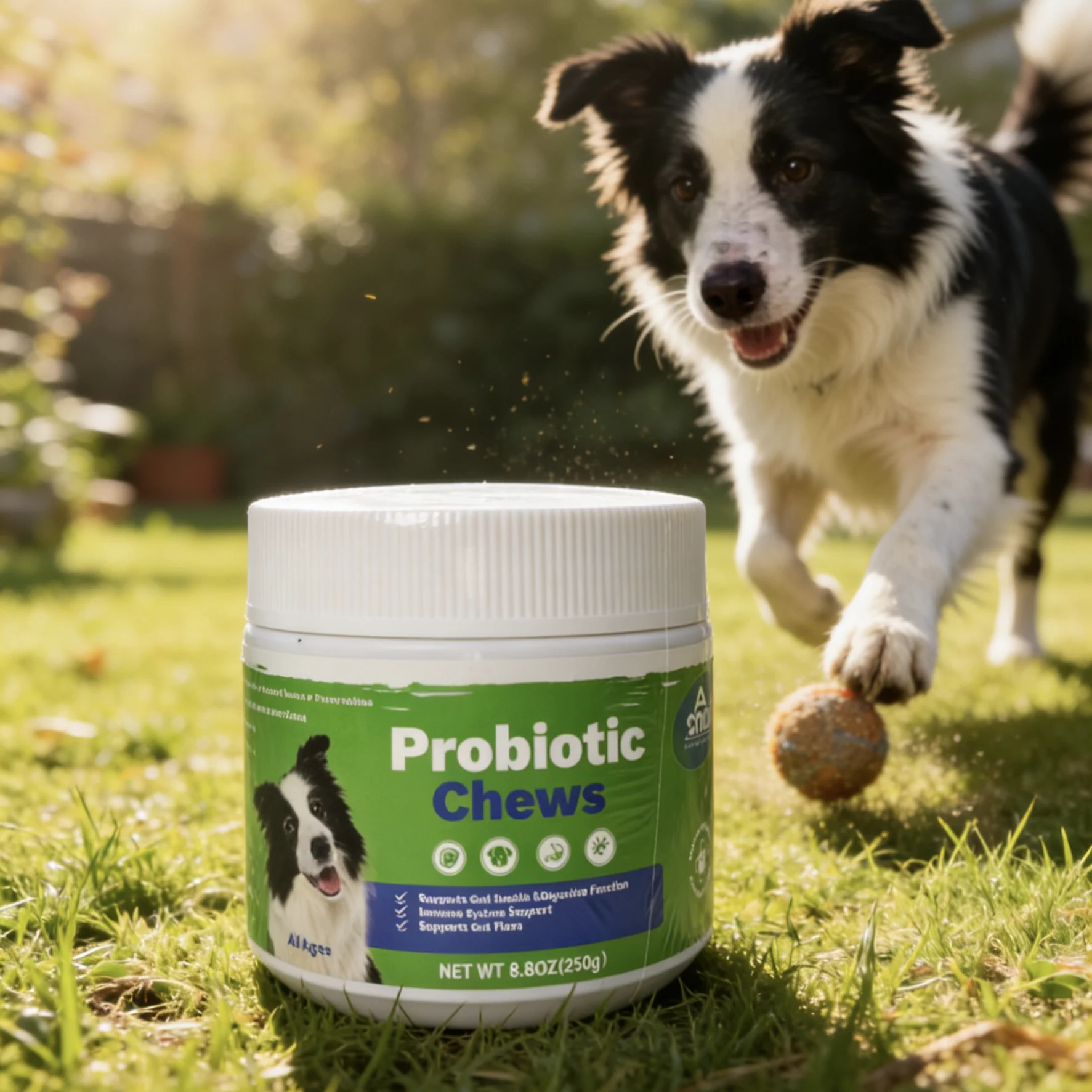 Dog Probiotic Chews 250g Relieve Diarrhea & Upset Stomach Support Gut Health & Immunity Natural Probiotics for All Ages Dogs
Dog Probiotic Chews 250g Relieve Diarrhea & Upset Stomach Support Gut Health & Immunity Natural Probiotics for All Ages Dogs