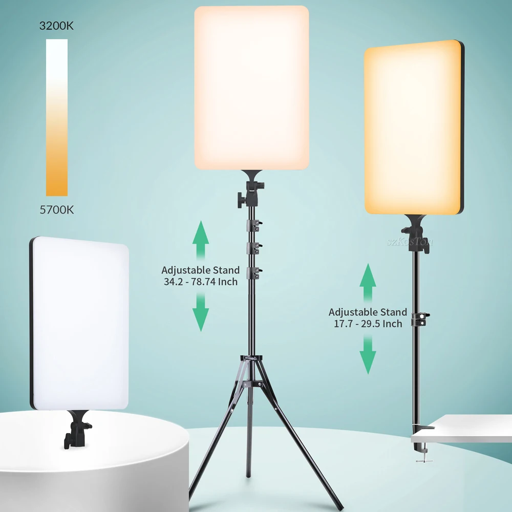 LED Photo Studio Light For Youbute Makeup Lighting On Camera Portable Video Recording Photography Panel Lamp 2700K-7500K
LED Photo Studio Light For Youbute Makeup Lighting On Camera Portable Video Recording Photography Panel Lamp 2700K-7500K