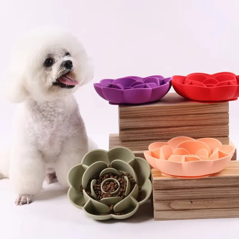 Wholesale Pet Accessories Slow Feeder Dog Bowl Fast Silicone Non Slip No Choke Dog Slow Food Bowl with Suction
Wholesale Pet Accessories Slow Feeder Dog Bowl Fast Silicone Non Slip No Choke Dog Slow Food Bowl with Suction