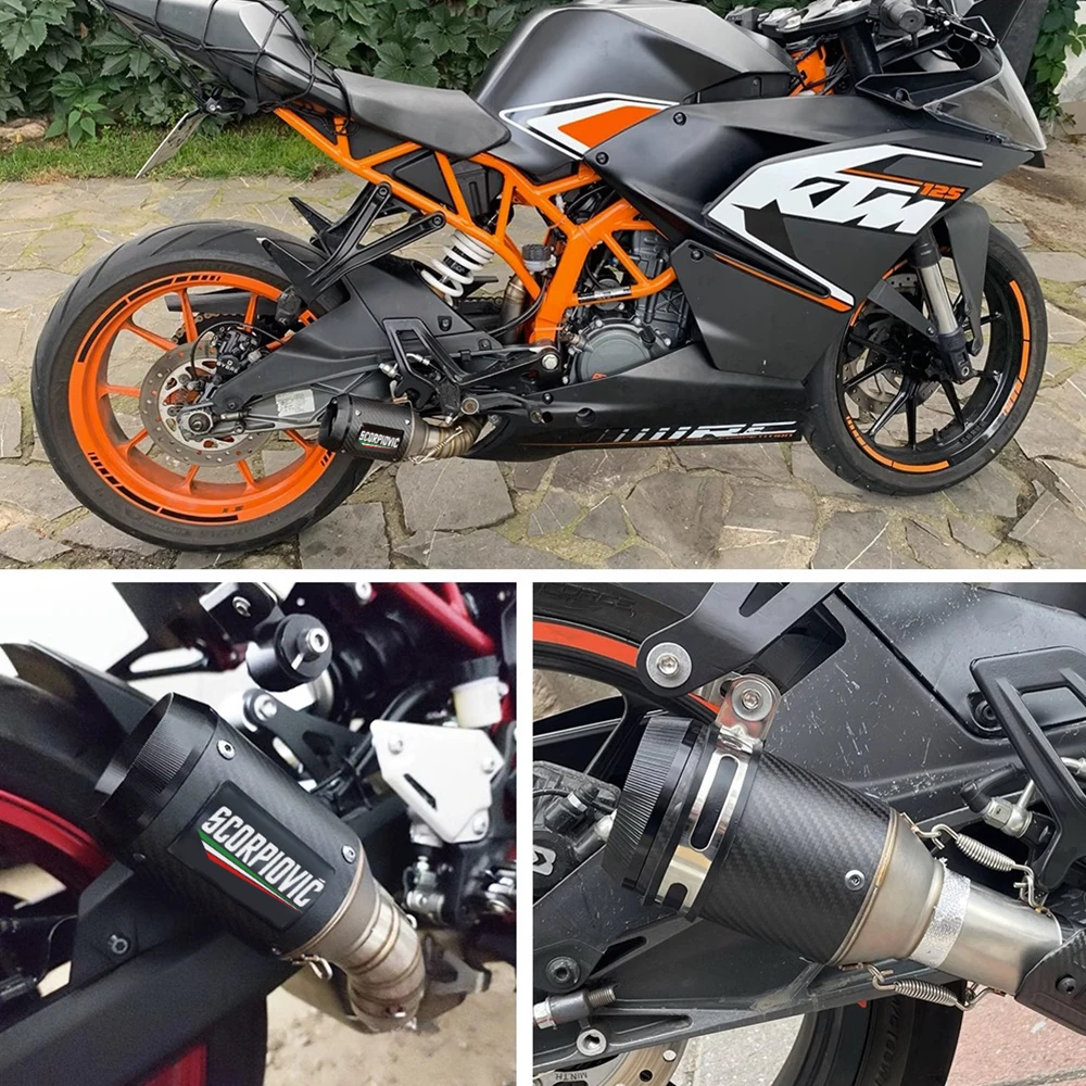 Universal tail section 51MM 60MM ar round mouth pointed multilateral Slip On motorcycle exhaust
Universal tail section 51MM 60MM ar round mouth pointed multilateral Slip On motorcycle exhaust
