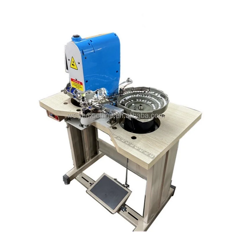 Fully Automatic Snap Button Machine with Auto-feeding System for Garment Metal Button Attachment Auto-feeding Button Machine
Fully Automatic Snap Button Machine with Auto-feeding System for Garment Metal Button Attachment Auto-feeding Button Machine