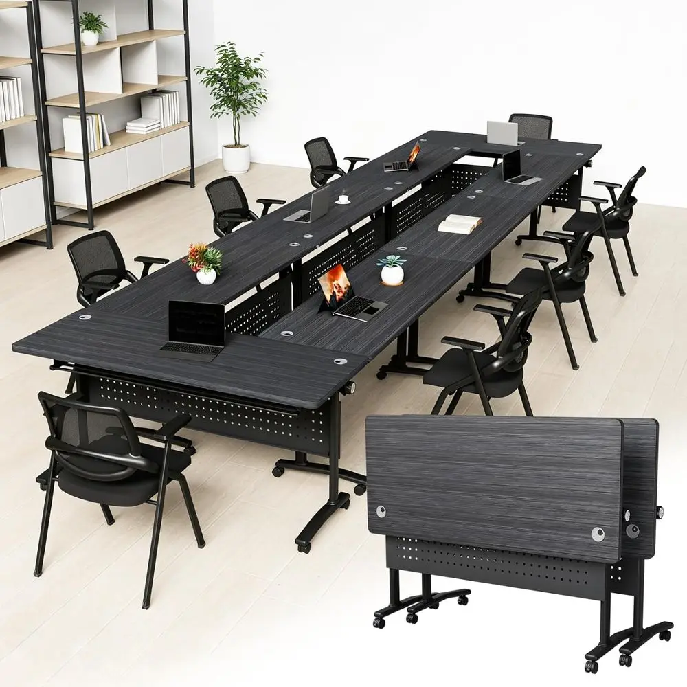 Portable Conference Tables with Wheels, Suitable for Training, Seminars, and Classroom Meetings - 47.2 Grey
Portable Conference Tables with Wheels, Suitable for Training, Seminars, and Classroom Meetings - 47.2 Grey