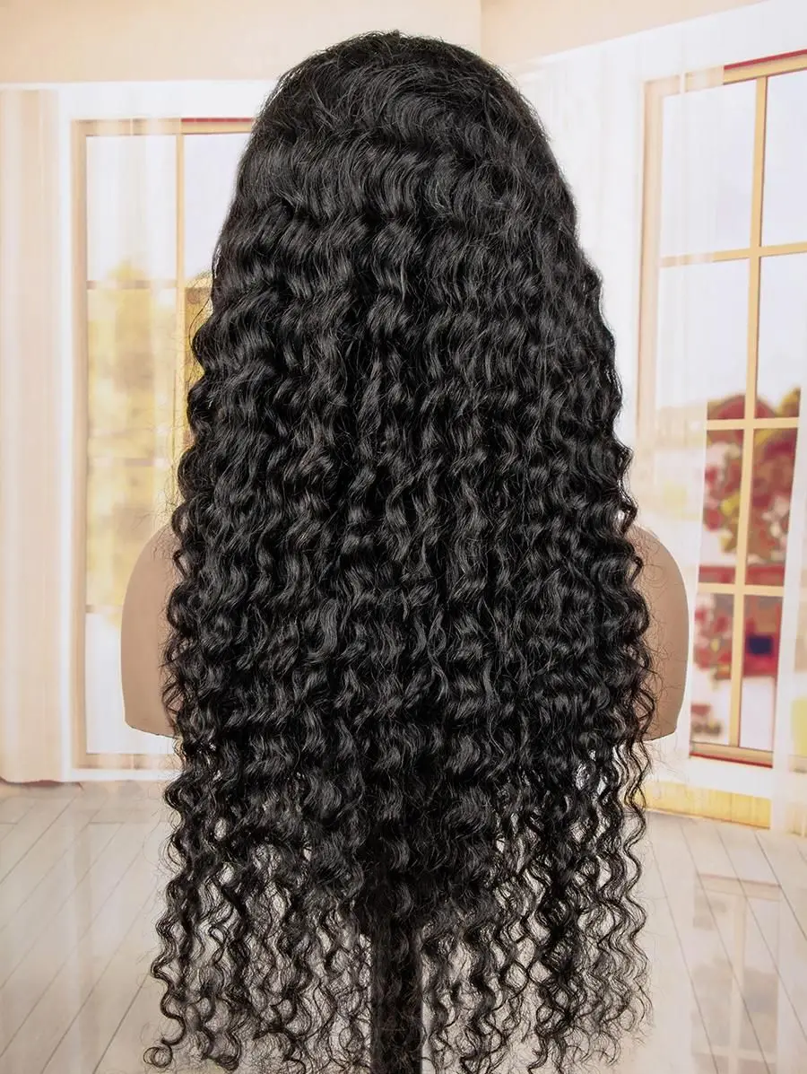 13x6 Deep Wave Lace Front Wigs 200% Density HD Transparent Frontal Wigs Pre-Plucked with Baby Hair Natural Black 30Inch Deep Wave Lace Front Wig Burmese Curly Human Hair Lace Front Wigs
13x6 Deep Wave Lace Front Wigs 200% Density HD Transparent Frontal Wigs Pre-Plucked with Baby Hair Natural Black 30Inch Deep Wave Lace Front Wig Burmese Curly Human Hair Lace Front Wigs