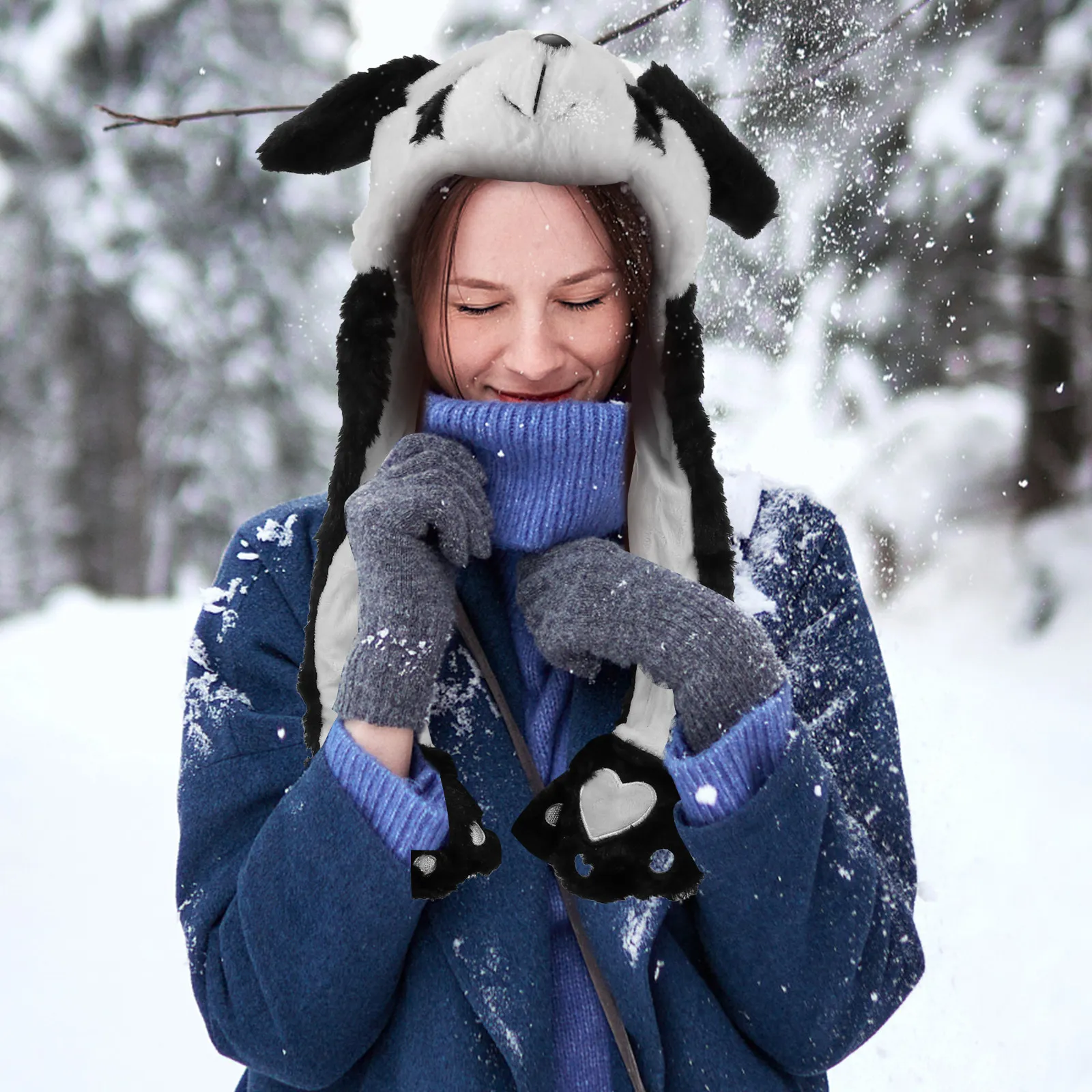 1Pcs Playful Moving-Ears Headgear Cozy Winter Hat for Performances Parties Masquerade Costumes Dress Up Events Decorative Photo
1Pcs Playful Moving-Ears Headgear Cozy Winter Hat for Performances Parties Masquerade Costumes Dress Up Events Decorative Photo