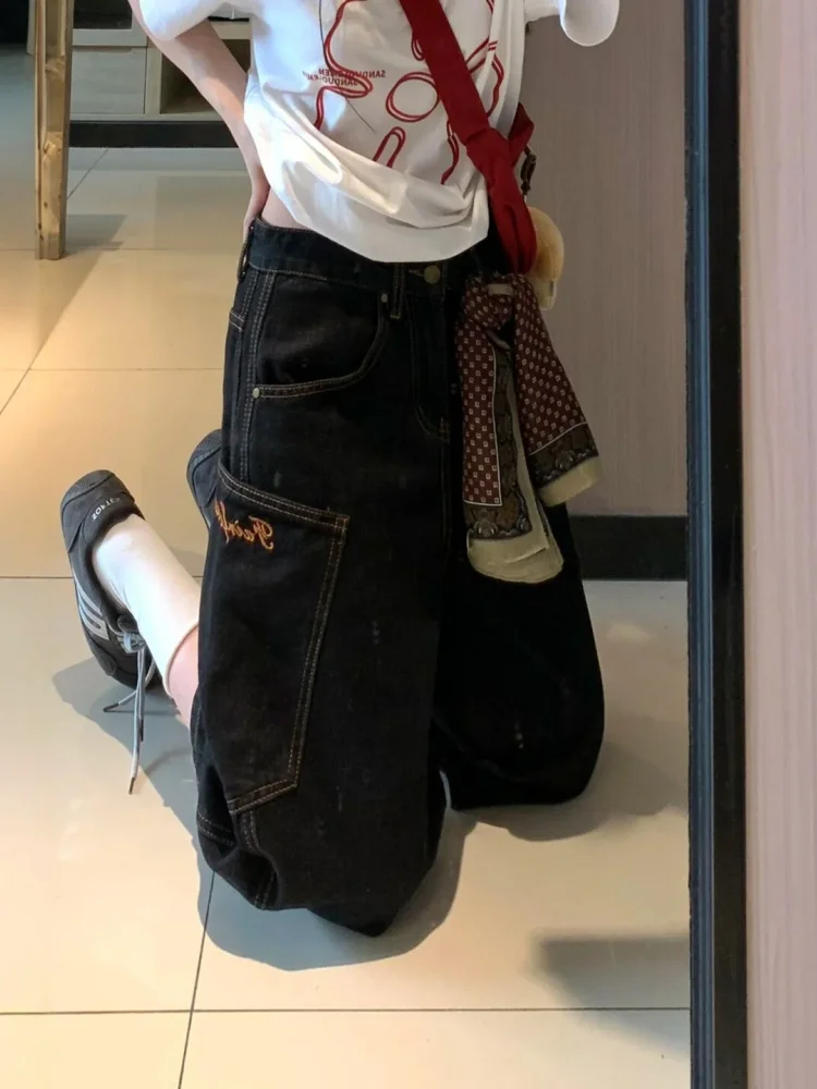 American Retro Design Denim Jeans High Waist Straight Leg Thin Summer Women's Loose Wide Leg Shorts Casual Cotton Material
American Retro Design Denim Jeans High Waist Straight Leg Thin Summer Women's Loose Wide Leg Shorts Casual Cotton Material