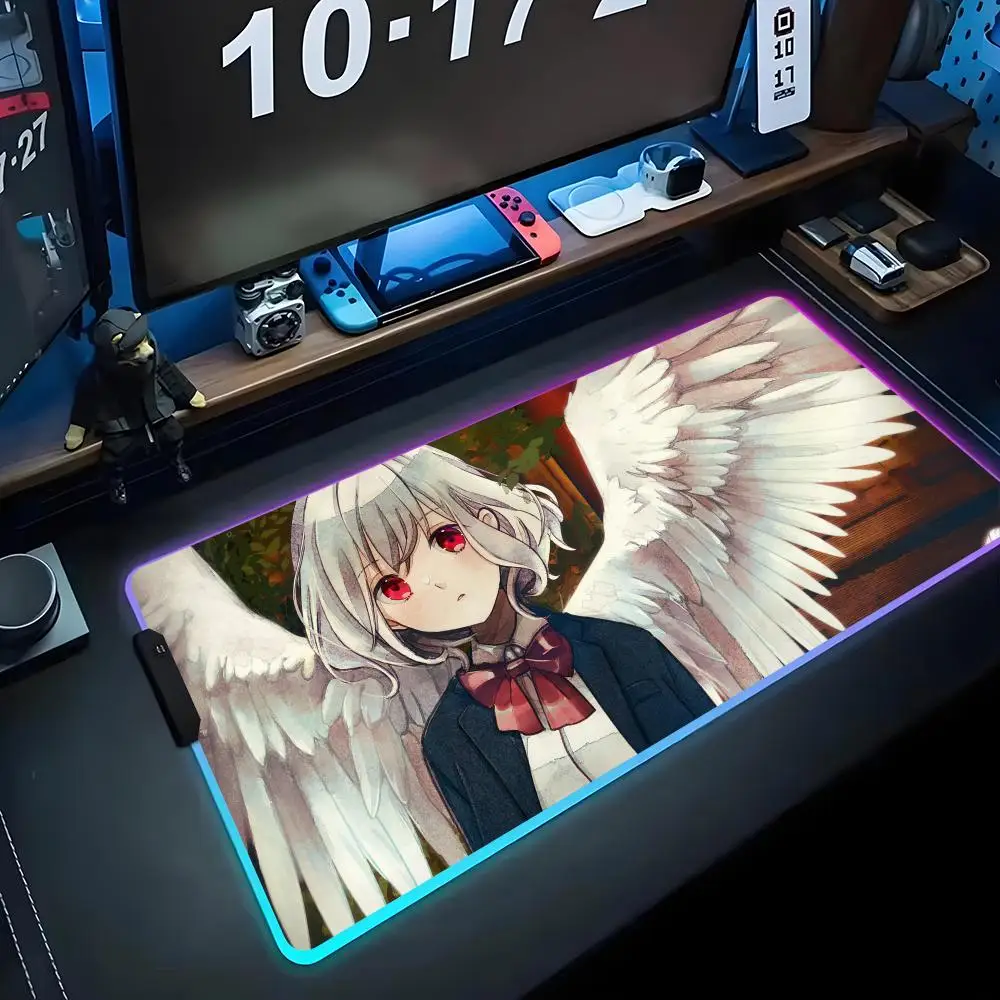 anime angel Mouse Pad RGB Gaming Mousepad Big LED Pad PC Desk Mat Luminous Mouse Pad Large Keyboard Mats Table Rug With Backlit
anime angel Mouse Pad RGB Gaming Mousepad Big LED Pad PC Desk Mat Luminous Mouse Pad Large Keyboard Mats Table Rug With Backlit