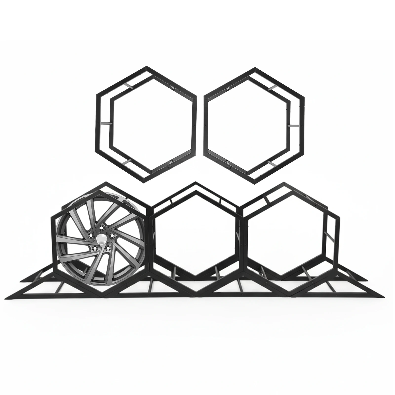 Adjustable Wall Mount Wheel Organizer Holder Heavy Duty Tire Wheel Rim Holder for Exhibition Shop Garage Trade Show
Adjustable Wall Mount Wheel Organizer Holder Heavy Duty Tire Wheel Rim Holder for Exhibition Shop Garage Trade Show