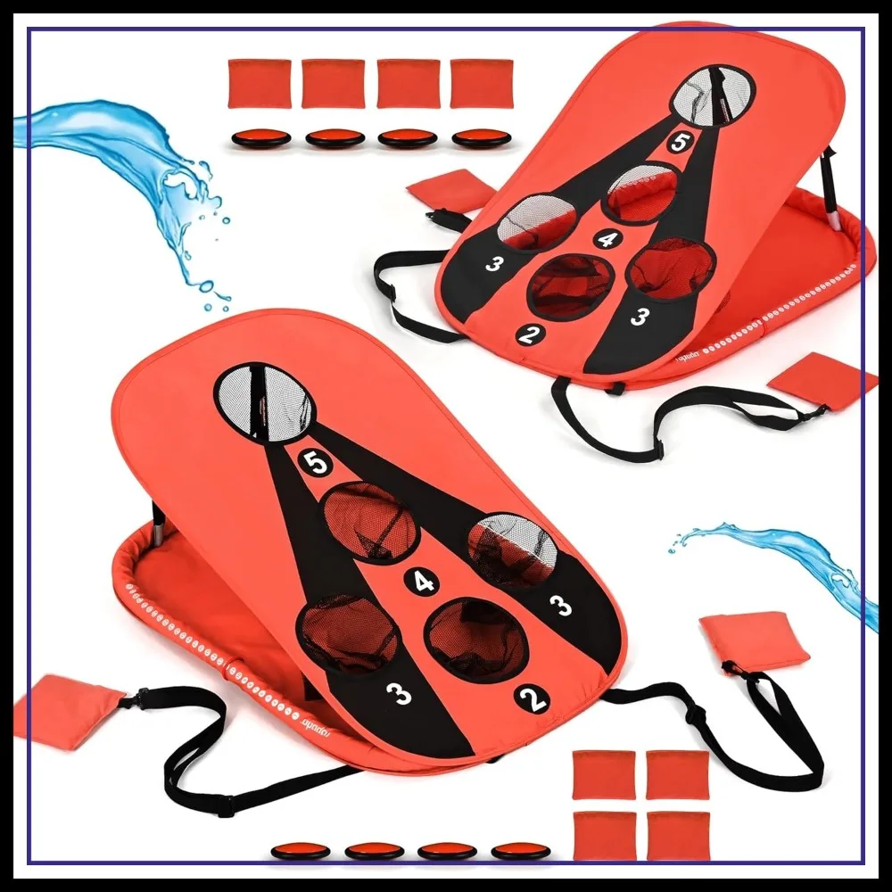 3ft x 2ft Pool Cornhole Board Set, Floating Corn Hole Games for Adults, Water and Land Dual-Purpose, Easy Setup Beach Toys
3ft x 2ft Pool Cornhole Board Set, Floating Corn Hole Games for Adults, Water and Land Dual-Purpose, Easy Setup Beach Toys