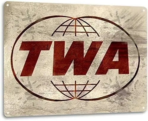 Tin Sign For TWA Trans World Airlines Logo Jet Airplane Retro Vintage Look Decor Metal Sign in-Aluminum
Tin Sign For TWA Trans World Airlines Logo Jet Airplane Retro Vintage Look Decor Metal Sign in-Aluminum