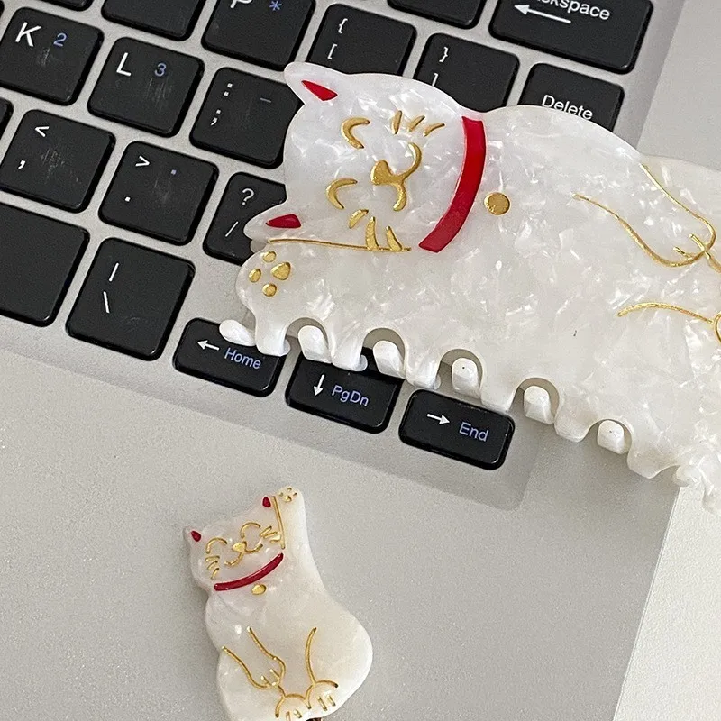 New Fortune Cat Hair Clips Acetate Claw Clip Cute Animal Crab Hair Clip Popular Hair Catches Ins Hot Hair Accessories For Women
New Fortune Cat Hair Clips Acetate Claw Clip Cute Animal Crab Hair Clip Popular Hair Catches Ins Hot Hair Accessories For Women
