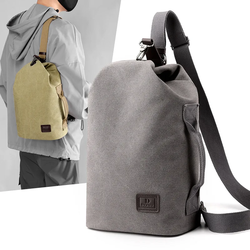 Trend Retro Men's Canvas Chest Bag Hip Hop Streetwear Youth Shoulder Bag Minimalist Large Capacity Nylon Crossbody Sports Bag
Trend Retro Men's Canvas Chest Bag Hip Hop Streetwear Youth Shoulder Bag Minimalist Large Capacity Nylon Crossbody Sports Bag