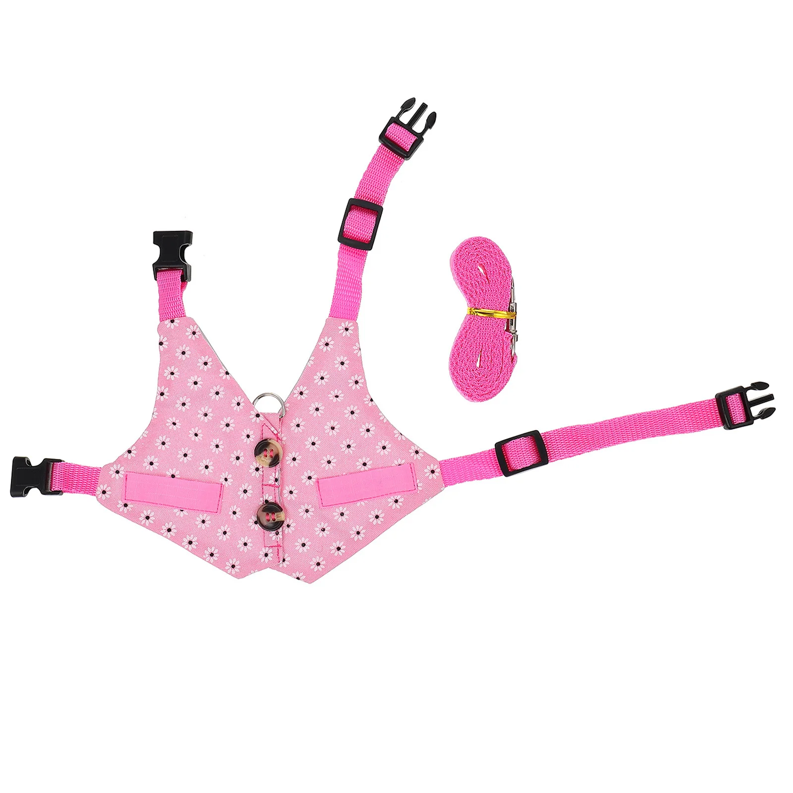 1Set Rabbit Vest and Leash Lightweight Breathable Harness for Small Pets Easy to Wear Lovely Printing Design Outdoor Walking Pet
1Set Rabbit Vest and Leash Lightweight Breathable Harness for Small Pets Easy to Wear Lovely Printing Design Outdoor Walking Pet