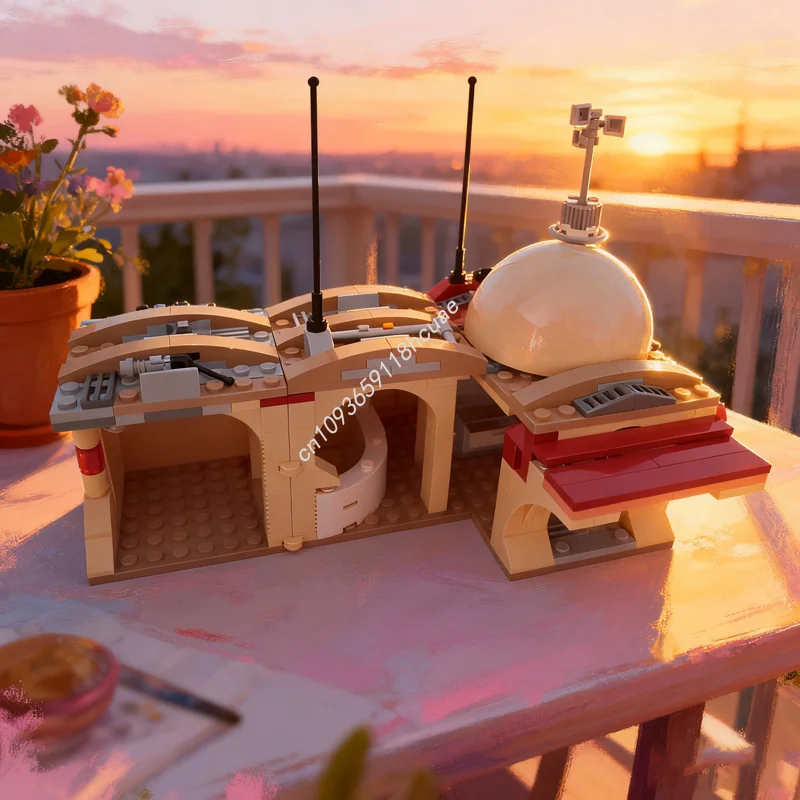 411 шт. MOC The Smuggler S Hideout, альтернативная сборка, боевая модель звезды, строительные блоки, игрушки, архитектура, рождественские подарки для детей
411 шт. MOC The Smuggler S Hideout, альтернативная сборка, боевая модель звезды, строительные блоки, игрушки, архитектура, рождественские подарки для детей