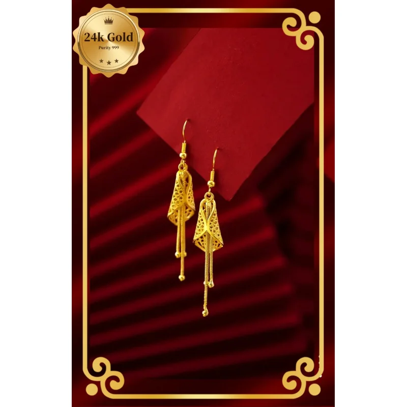 2024 New 24K 999 real gold yellow gold Summer Cicada Ear Stud luxurious Earrings
2024 New 24K 999 real gold yellow gold Summer Cicada Ear Stud luxurious Earrings