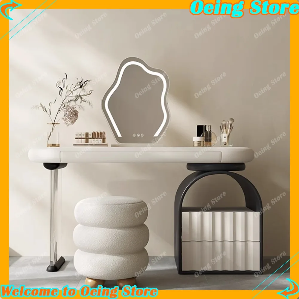 Nordic Girls Dressing Table Mirror Light White Drawer Dressing Table Bedroom Luxury Tavolo Da Trucco Furniture Decoration
Nordic Girls Dressing Table Mirror Light White Drawer Dressing Table Bedroom Luxury Tavolo Da Trucco Furniture Decoration