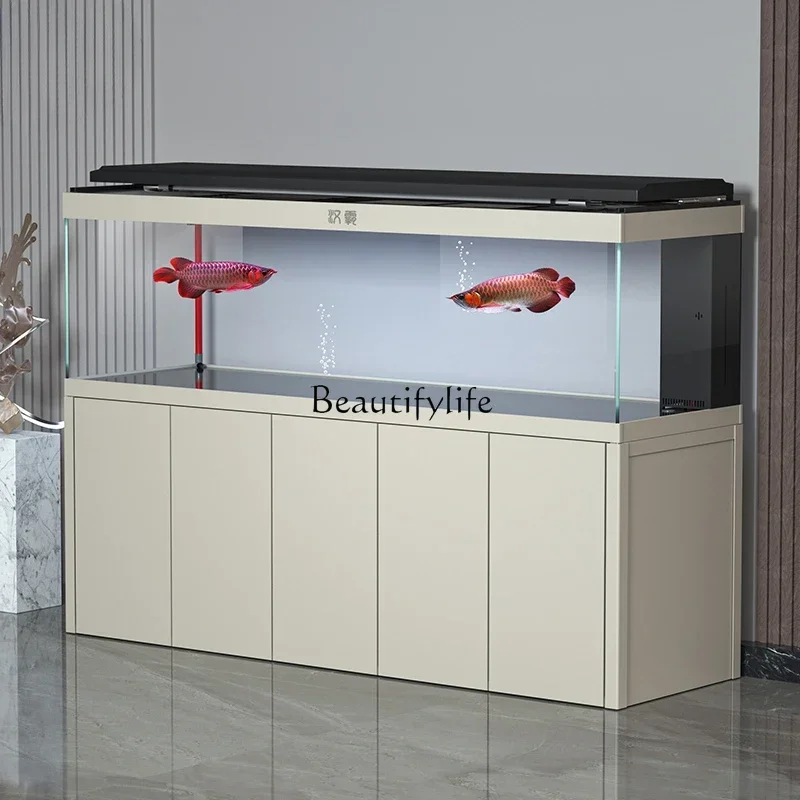 LD33Large fish tank living room professional arowana tank intelligent ultra-white glass professional bottom filter integrated
LD33Large fish tank living room professional arowana tank intelligent ultra-white glass professional bottom filter integrated