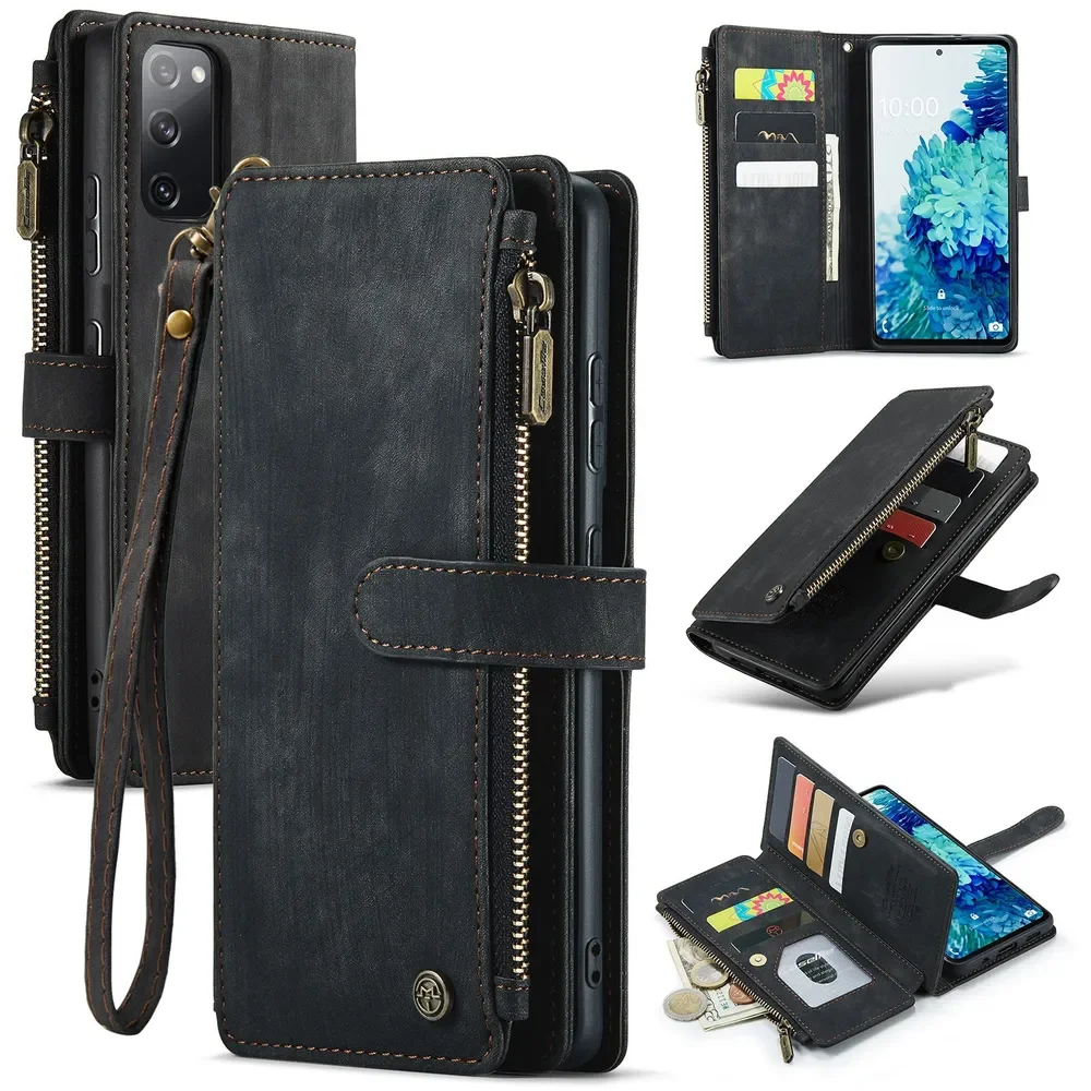 Flip Leather Phone Case For Samsung GalaxyS20 FE Shockproof Zipper Wallet Card Cover Coque
Flip Leather Phone Case For Samsung GalaxyS20 FE Shockproof Zipper Wallet Card Cover Coque