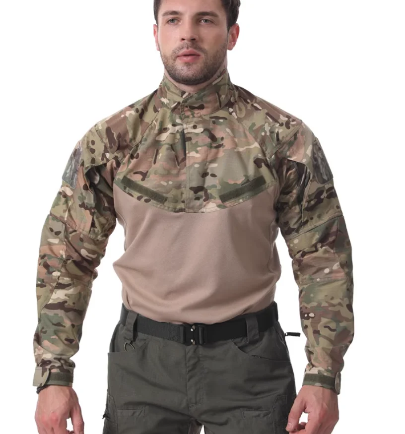 Spring and summer camouflage outdoor training clothing men's battle speed frog suit top
Spring and summer camouflage outdoor training clothing men's battle speed frog suit top