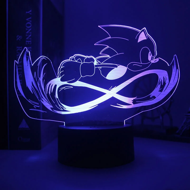 Фигурка Соника, модель 3d ночника, светодиодный 7 цветов, меняющаяся лампа, Соник, фигурка, украшение для спальни, игрушка для детей, подарок на день рождения
Фигурка Соника, модель 3d ночника, светодиодный 7 цветов, меняющаяся лампа, Соник, фигурка, украшение для спальни, игрушка для детей, подарок на день рождения