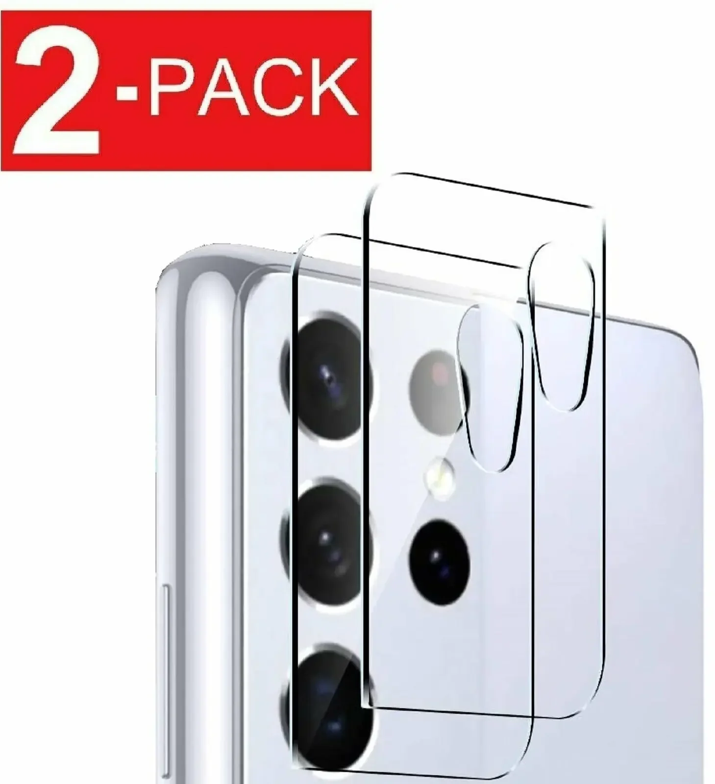 2-Pack For Samsung Galaxy S21 PLUS Ultra 5G Camera Lens Tempered Glass Protector Guard
2-Pack For Samsung Galaxy S21 PLUS Ultra 5G Camera Lens Tempered Glass Protector Guard