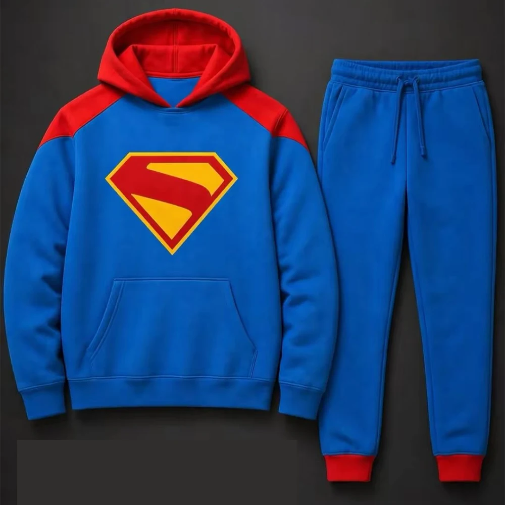 2026 Summer New Superman Hoodie Pants Set Men's And Women's Cosplay Style Fashion Leisure Sports Set Oversized Comfort Set
2026 Summer New Superman Hoodie Pants Set Men's And Women's Cosplay Style Fashion Leisure Sports Set Oversized Comfort Set