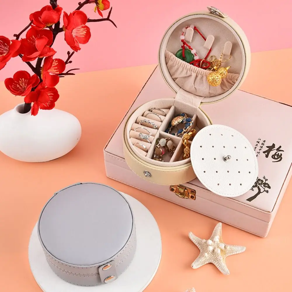 Cute PU Solid Color Jewelry Box Portable Solid Color Necklace Ring Case Jewelry Case Jewelry Display Earring Organizer Travel
Cute PU Solid Color Jewelry Box Portable Solid Color Necklace Ring Case Jewelry Case Jewelry Display Earring Organizer Travel