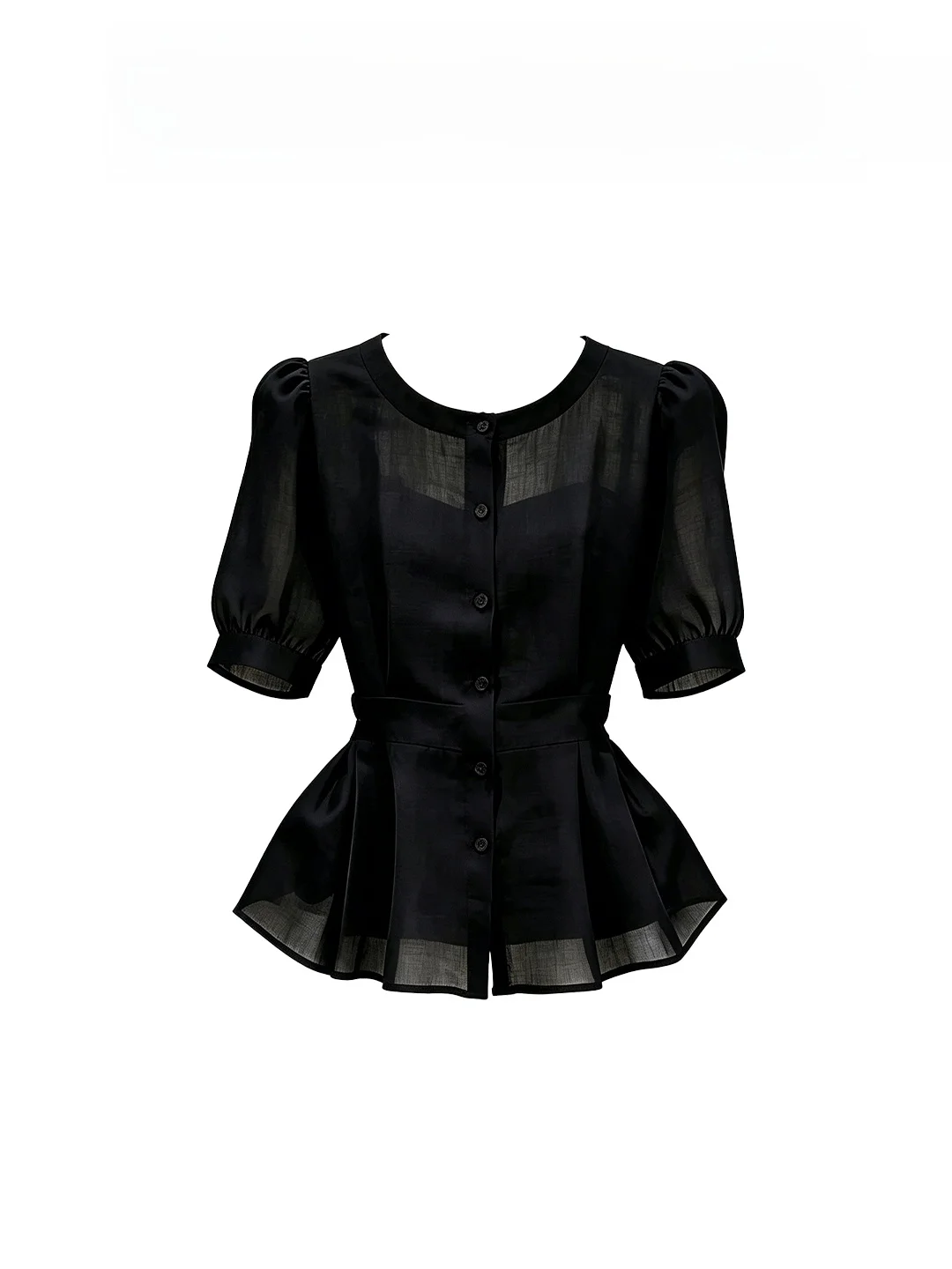 Slimming Effect Black Shirt Women's Fashionable French Style Waist-Cinching Mid-Length Sleeveless Top Beautiful Unique Design
Slimming Effect Black Shirt Women's Fashionable French Style Waist-Cinching Mid-Length Sleeveless Top Beautiful Unique Design