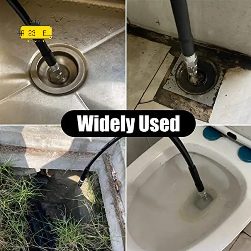 A23E-Suitable For Karcher Pressure Washer Nozzle Sewer Cleaning Tool Ejector Drain Cleaning Nozzle Tip 1/4 Durable
A23E-Suitable For Karcher Pressure Washer Nozzle Sewer Cleaning Tool Ejector Drain Cleaning Nozzle Tip 1/4 Durable