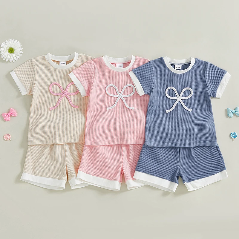 2025-02-26 Lioraitiin Toddler Baby Girl Shorts Set 3D Bow Short Sleeve T-shirts Elastic Waist Shorts 2Pcs Waffle Outfit
2025-02-26 Lioraitiin Toddler Baby Girl Shorts Set 3D Bow Short Sleeve T-shirts Elastic Waist Shorts 2Pcs Waffle Outfit