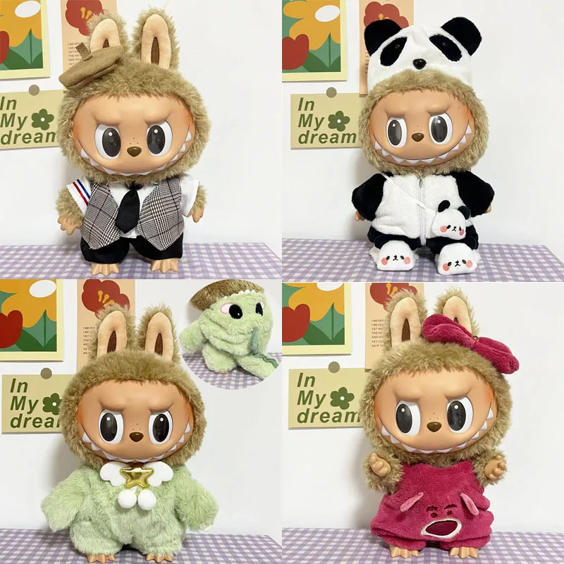 Doll Clothes Suitable 38cm Mokoko Clothes Pink Dinosaur Jumpsuit Jk Skirt Panda Set Hat Cute Cartoon Creative Design Girl Gifts
Doll Clothes Suitable 38cm Mokoko Clothes Pink Dinosaur Jumpsuit Jk Skirt Panda Set Hat Cute Cartoon Creative Design Girl Gifts