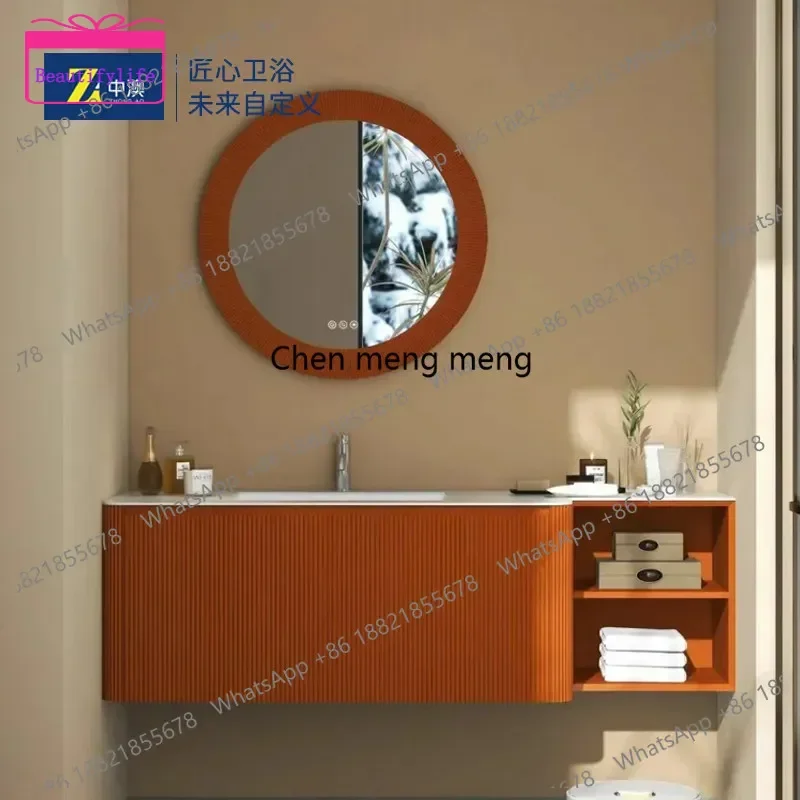 YL Bathroom cabinet integrated basin special-shaped washbasin bathroom solid wood hand washbasin cabinet customization F185
YL Bathroom cabinet integrated basin special-shaped washbasin bathroom solid wood hand washbasin cabinet customization F185