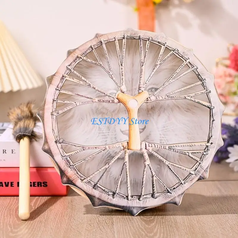 G6DE Shaman Drum Siberian Drum Spirit Music Handmade Craft Ornament Gift
G6DE Shaman Drum Siberian Drum Spirit Music Handmade Craft Ornament Gift