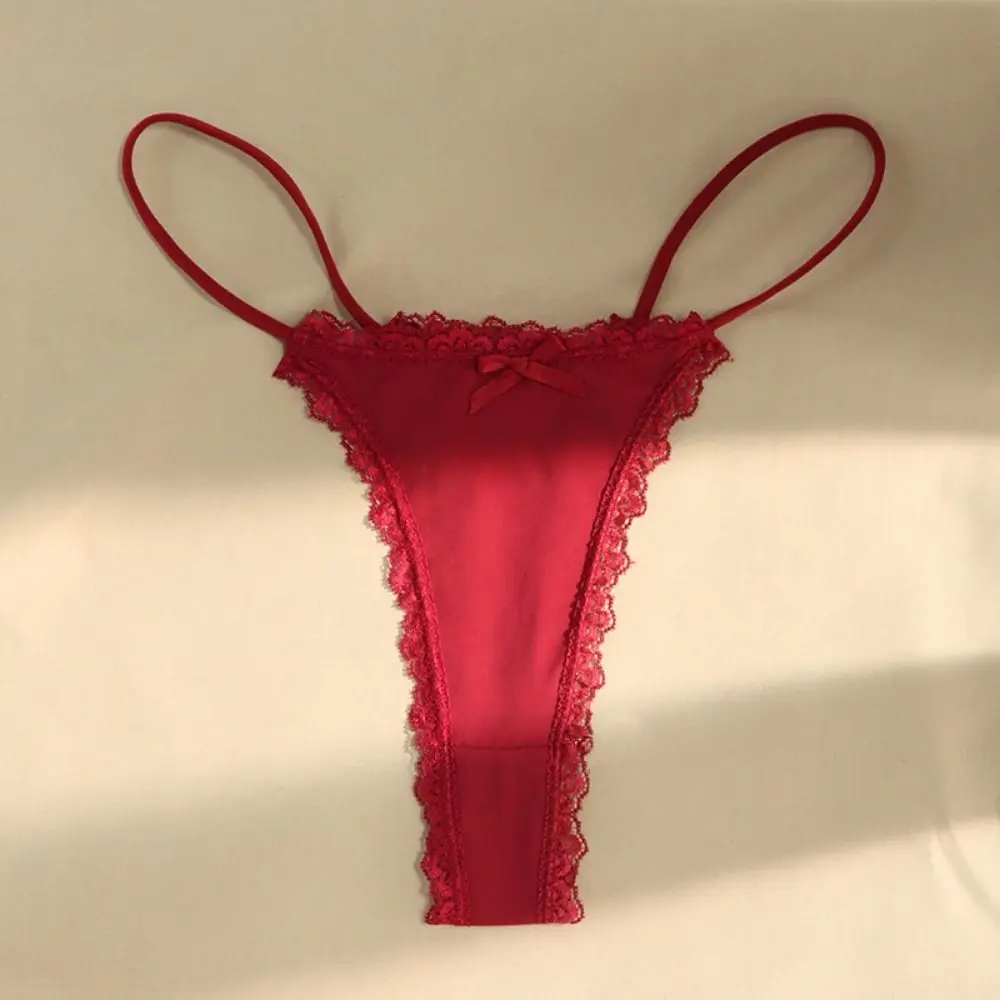 Comfortable Traceless For Girls Lingeries Low Waist Thong Underpants Korean Underwear Bow Briefs Ribbon Women G-string Panties
Comfortable Traceless For Girls Lingeries Low Waist Thong Underpants Korean Underwear Bow Briefs Ribbon Women G-string Panties