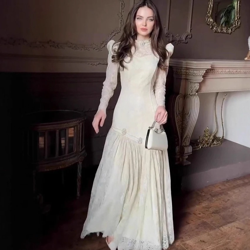Long Dresses Women Party Lace Dress Maxi Gown Beading Lace Up Mesh Full Sleeve A Line Female Vestidos Spring Autumn 2026
Long Dresses Women Party Lace Dress Maxi Gown Beading Lace Up Mesh Full Sleeve A Line Female Vestidos Spring Autumn 2026