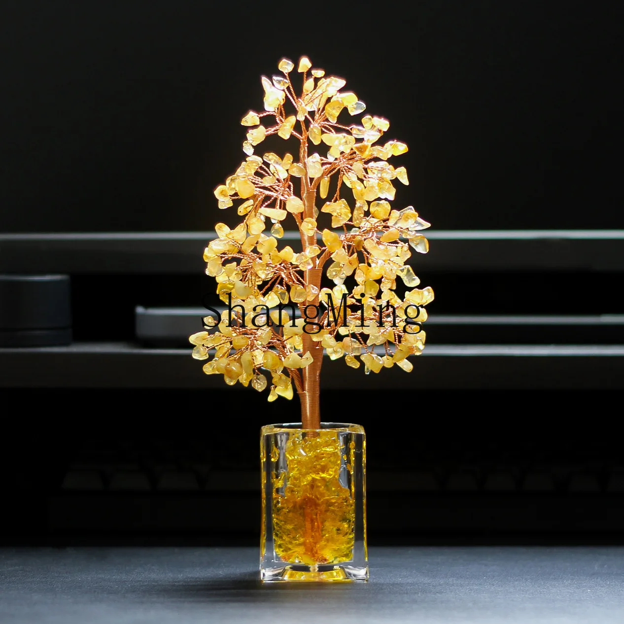 SM Citrine Gravel Crystal Tree Fortune Tree Handicrafts Home Office Ornaments
SM Citrine Gravel Crystal Tree Fortune Tree Handicrafts Home Office Ornaments