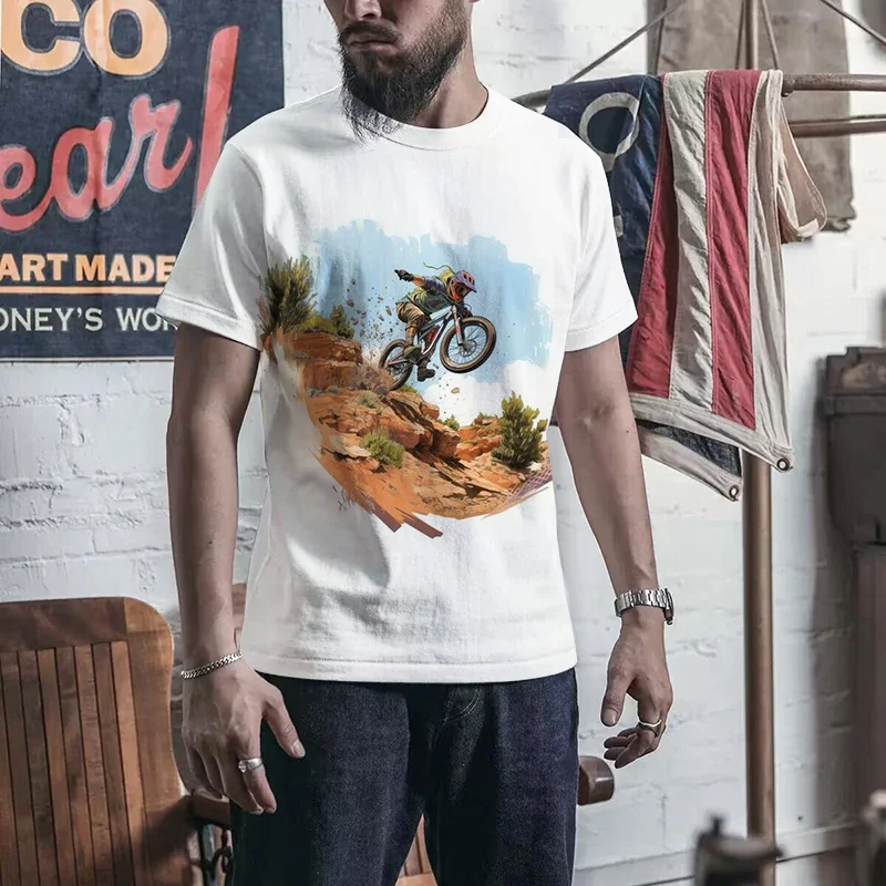 Unisex Mountain Bike Printed 2025 T-shirt, Urban Fashion, Summer Casual Round Neck Tee
Unisex Mountain Bike Printed 2025 T-shirt, Urban Fashion, Summer Casual Round Neck Tee