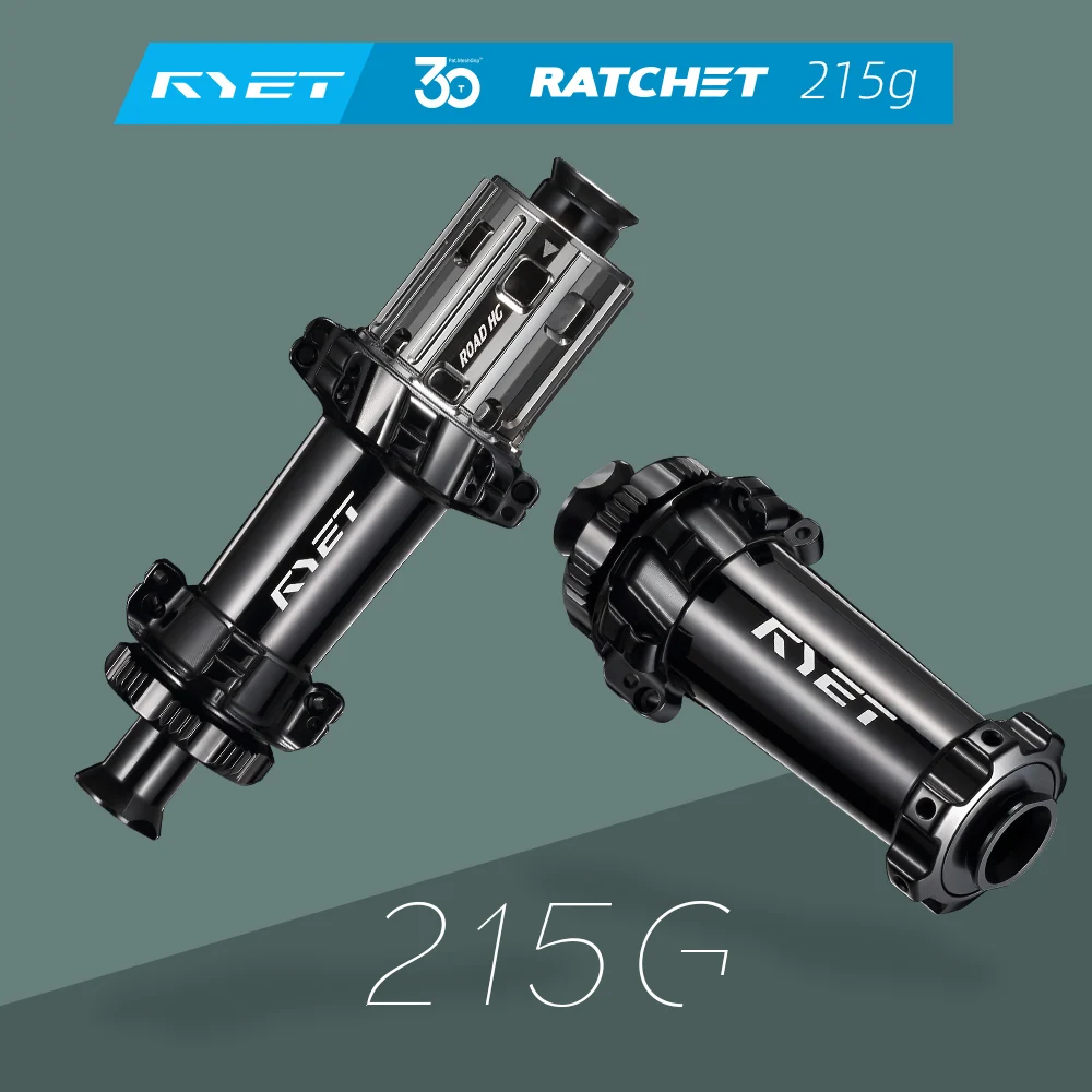 RYET 30T Ratchet Road Hubs 215g Ultralight Center Lock Disc 21H/24H Straightpull HG/XDR S&S Ceramic Bearing
RYET 30T Ratchet Road Hubs 215g Ultralight Center Lock Disc 21H/24H Straightpull HG/XDR S&S Ceramic Bearing