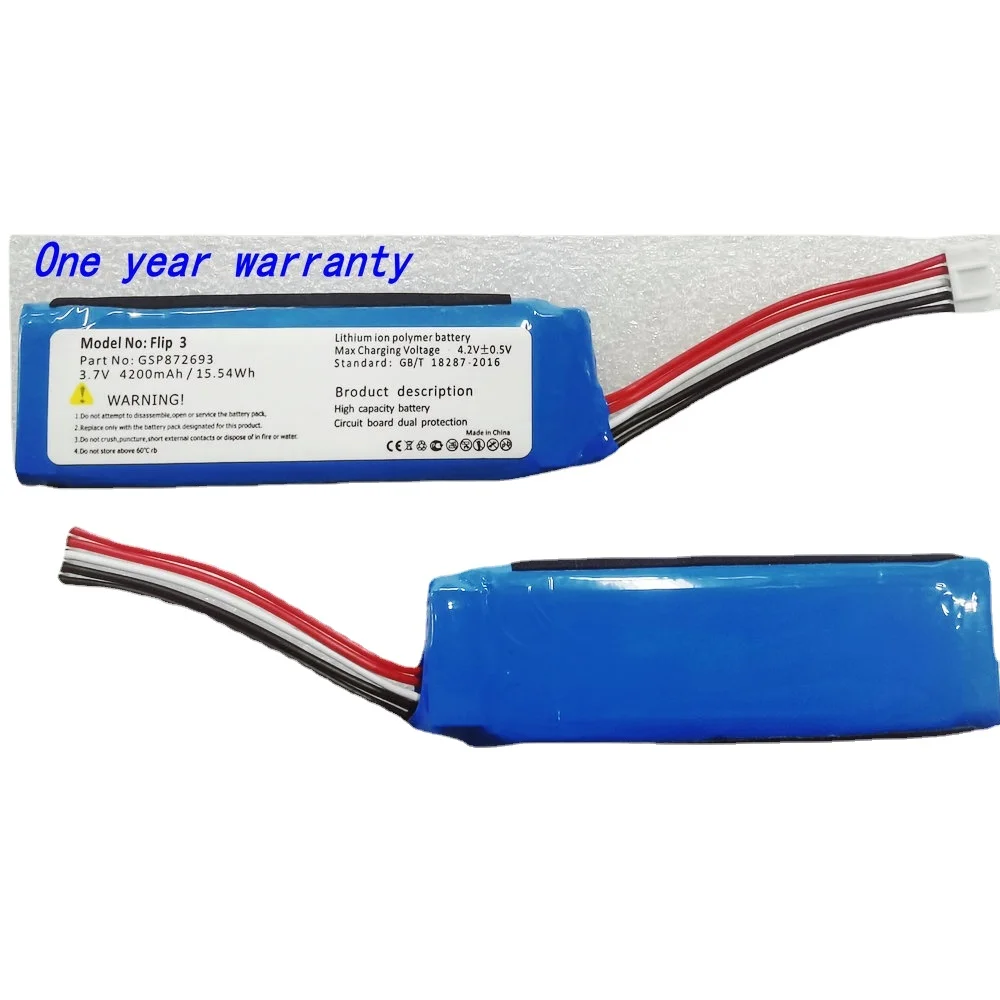 Original GSP872693 Battery for JBL Flip 3 GRAY Bluetooth Speaker Replacement
Original GSP872693 Battery for JBL Flip 3 GRAY Bluetooth Speaker Replacement