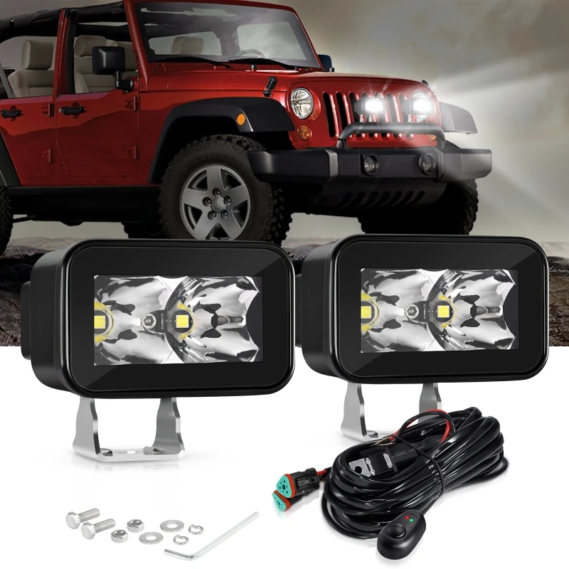 2.5 Inch 30W LED Cube Driving Lights Work Light with Spot Beam IP67 Waterproof For Truck Pickup SUV ATV UTV
2.5 Inch 30W LED Cube Driving Lights Work Light with Spot Beam IP67 Waterproof For Truck Pickup SUV ATV UTV