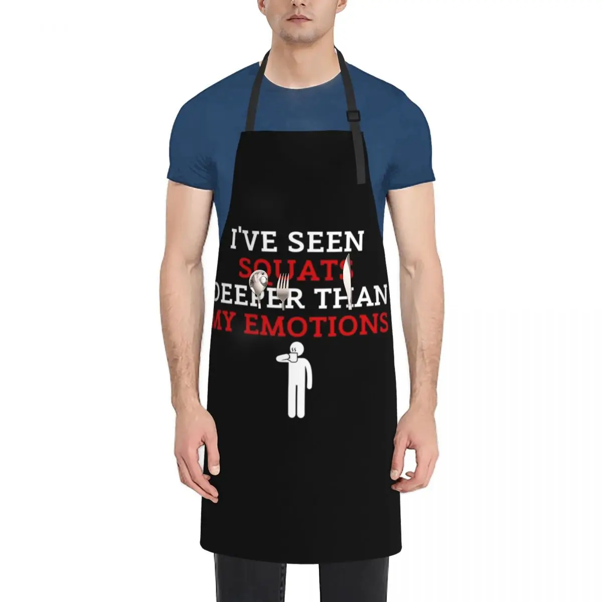 I've Seen Squats Deeper Than My Emotions Funny Gym Black Background Apron professional kitchen Things For Kitchen Apron
I've Seen Squats Deeper Than My Emotions Funny Gym Black Background Apron professional kitchen Things For Kitchen Apron