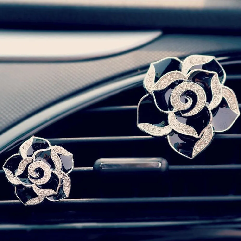 Cute Car Air Vent Diffuser Rhinestone Camellia Freshener Aroma Decor Flower Clip Minimize Smells Easy Install
Cute Car Air Vent Diffuser Rhinestone Camellia Freshener Aroma Decor Flower Clip Minimize Smells Easy Install